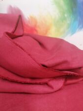 RED Chenille Fabric Romo