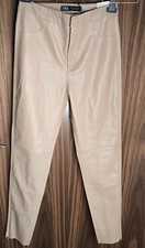 ZARA Faux Leather Trouser