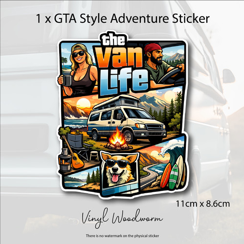 Van life sticker gta decal - life,