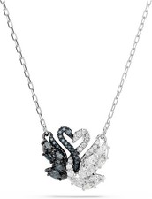 Swan Pendant, Swan, Black