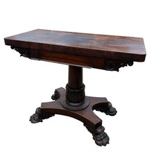 Antique Regency Rosewood Card