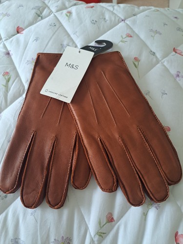 Collection leather gloves - m&s,
