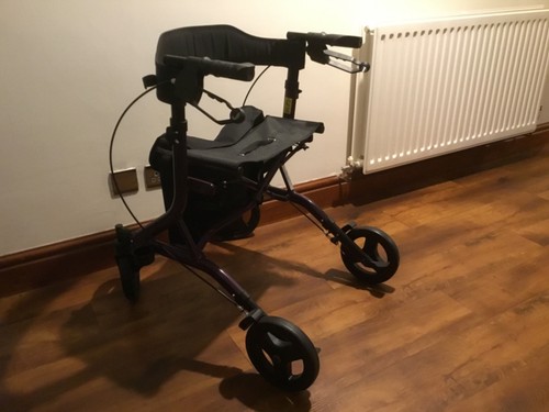 Wheelchair type pusher walk - wheelchair, pusher,