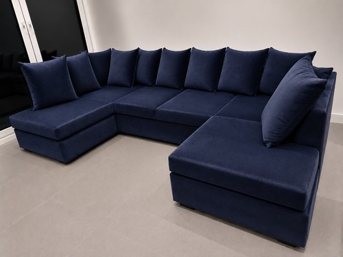 Seater shape sofa with - u,