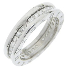 Bvlgari BVLGARI B-zero1 Ring Eternity K18 White Gold x Diamond Approx. 6.0g Wome