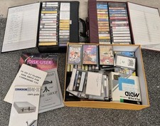 140 x Atari Spectrum Commodore 64 C64 Vintage Game Cassette Games & Software #