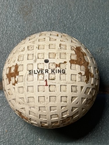 Vintage golf ball silver - vintage, king