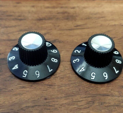 Fender amplifier knobs - x2,