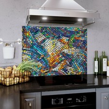Glass Splashback Kitchen Tile