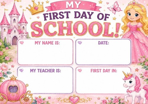 First day school board - of,