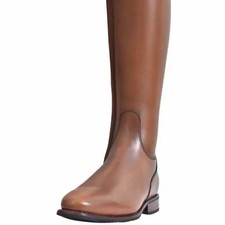 Brown Leather knee High Riding