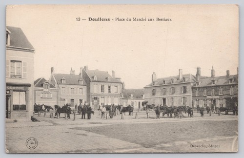 Doullens france cattle market - doullens,