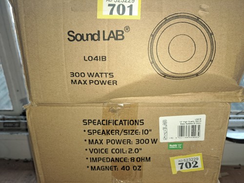 Soundlab l041b speaker - l041b, 10"