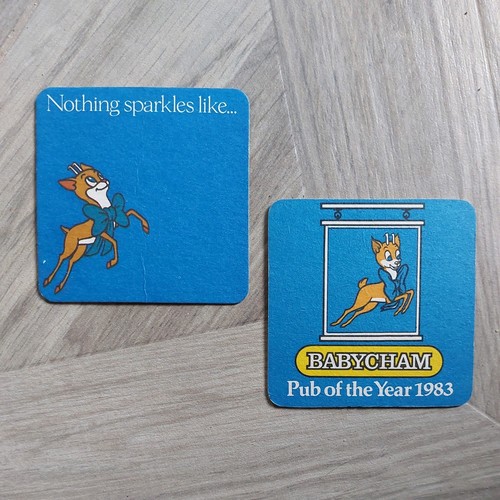 Vintage babycham beer mats - vintage,