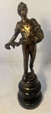 Bronze - The Sower "Semeur" Victorian French Spelter Figurine. 29cm