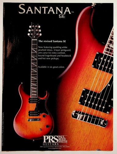 2002 prs santana electric - 2002,