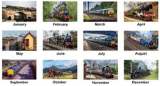 Railway Steam Train Calendar