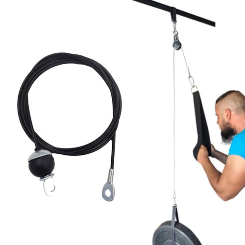 Steel fitness diy pulley - diy, cable