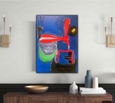 Joan Miro Oil Painting On