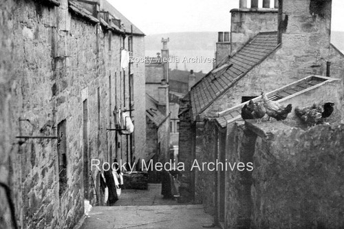 Exm street scene lerwick - street, scene,