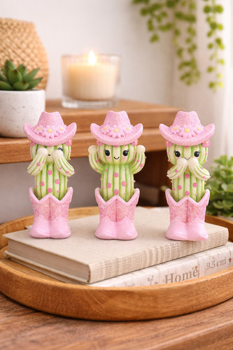 Three wise cactus ornament - ornament, set