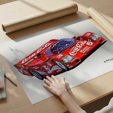 PORSCHE 962 CocaCola Livery A3