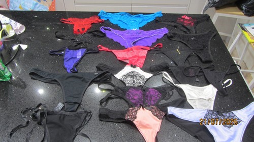 Job lot vintage thongs - job,