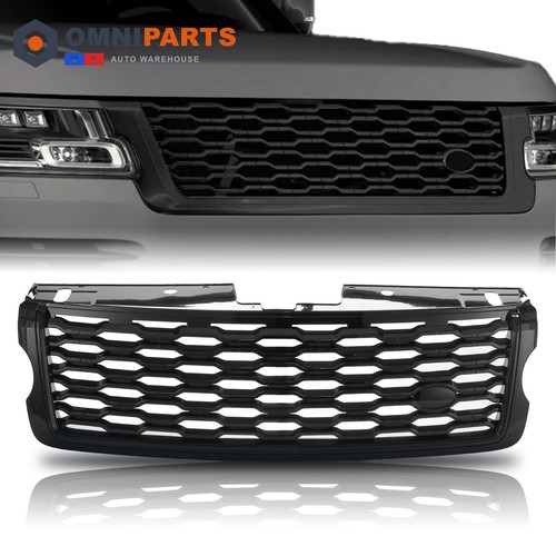 Gloss black front bumper - black,