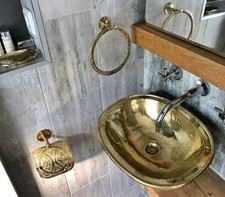 Moroccan hammered TARNISHED