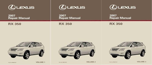 2007 lexus 350 factory - rx,