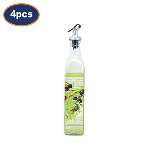 Glass oil vinegar bottle - glass,