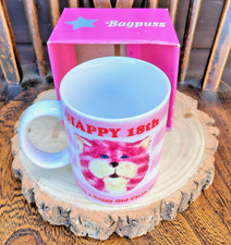 Bagpuss Ceramic 18th Birthday Coffee Mug cup From 2001 in original box