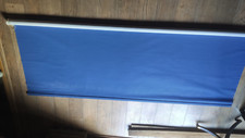 Blue, roller blind W228cm L274cm  / projector screen.