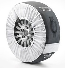 Audi Wheel + Tyre Storage Covers Set of Four Bags Size LARGE 14 ” TO 18” GENUINE