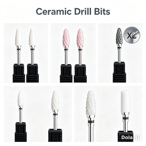 Ceramic carbide nail drill - ceramic,