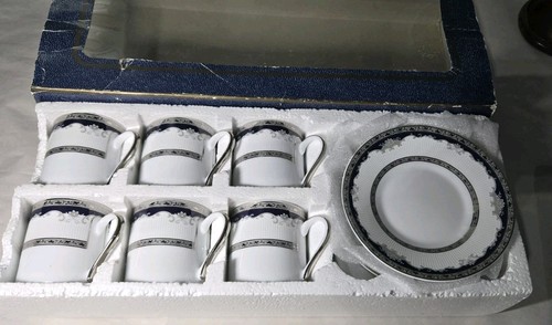 Vtg mcs demi - pc, demi-tasse