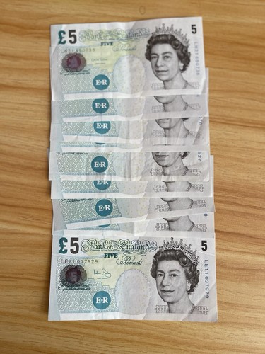 Old notes in good - £5,
