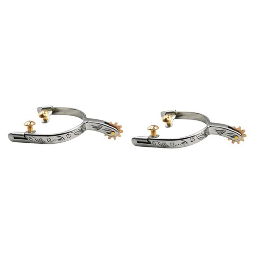 2pcs horse spur with - with, rotatable