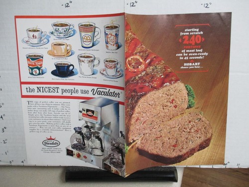 Magazine 1960s hobart food - ad,