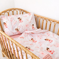 Baby Girl COT Bedding Set wit
