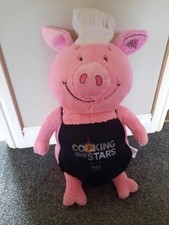 M&S Pink Percy Pig Chef Plush