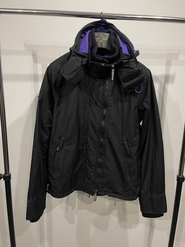 Womens superdry jacket black - black, m