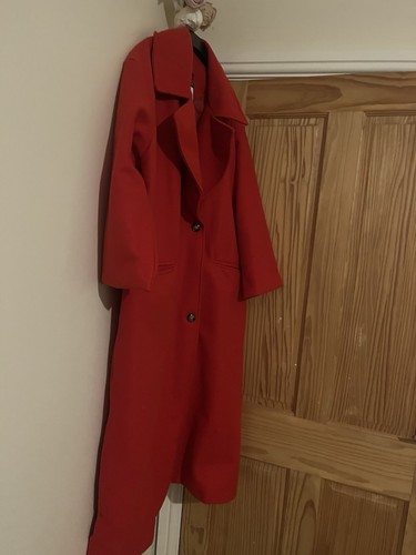 Girls red woolen - red, velvet