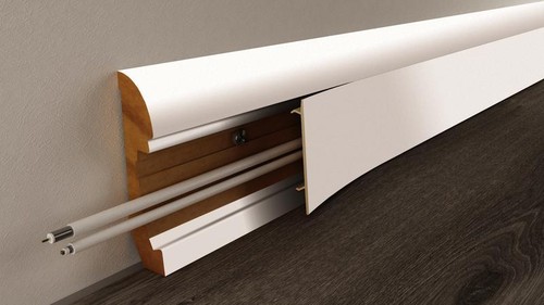 Sample skirting trunking - sample, of