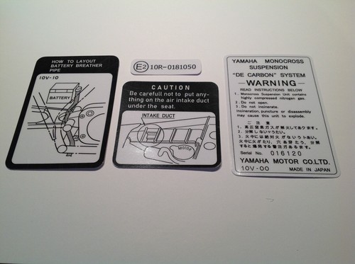 Yamaha dt125lc mk1 decals - ,