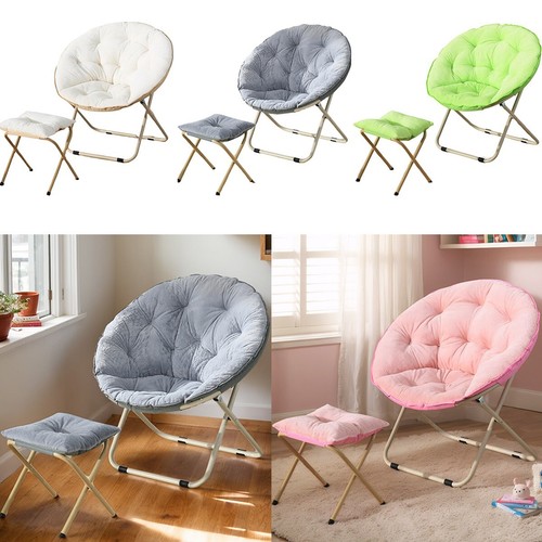 Folding saucer chair - chair, portable
