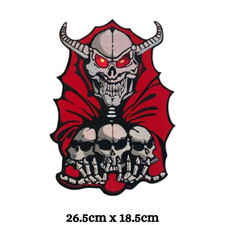 Devil Skull Large Biker Jacket