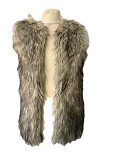 Primark Grey Faux Fur Gilet