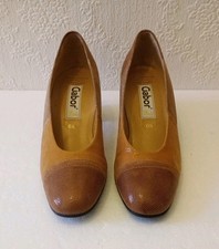 Gabor Lady Tan Leather Court