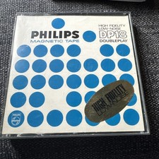 Philips DP18 7” Quarter Inch Magnetic Audio Tape